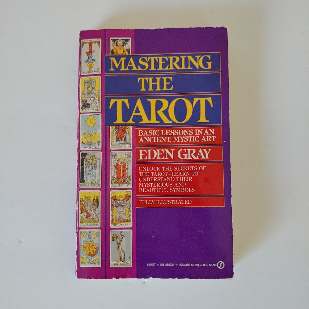 Mastering the Tarot Basic Lessons in an Ancient Mystic Art Eden Gray Book 70s